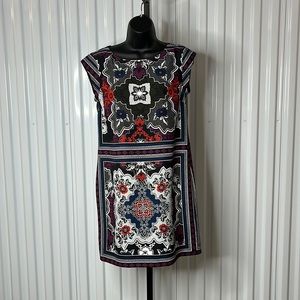 Banana Republic Colorful Floral Print Shift Dress. Preowned